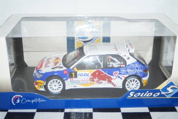 Solido peugeot 306 maxi rally du var 2017 1:18 diecast s1808308