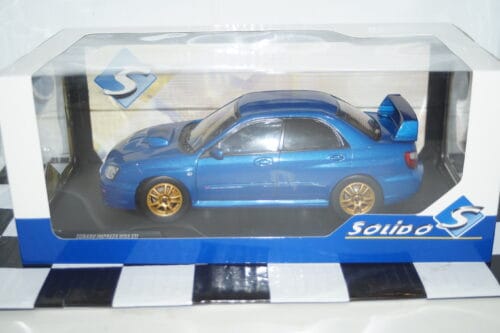 Solido subaru impreza wrx sti sonic blue 2003 1:18 s1812301