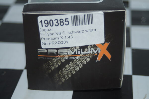 Premium x jaguar f-type v8 s 2013 black 1:43 diecast ref prd301