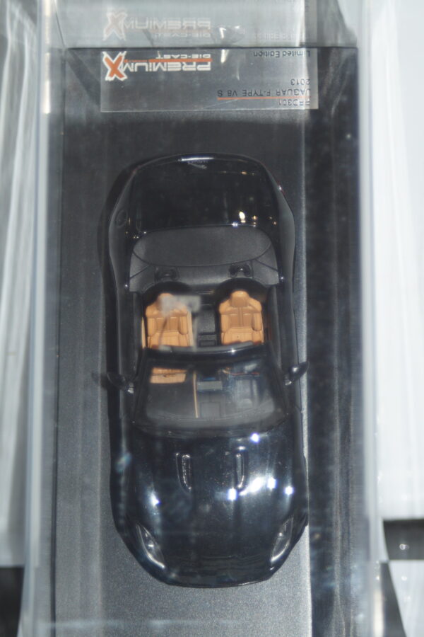 Premium x jaguar f-type v8 s 2013 black 1:43 diecast ref prd301