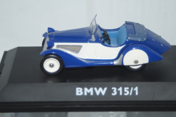 Schuco bmw 316i compact blue 1:43 scale diecast ref 04003