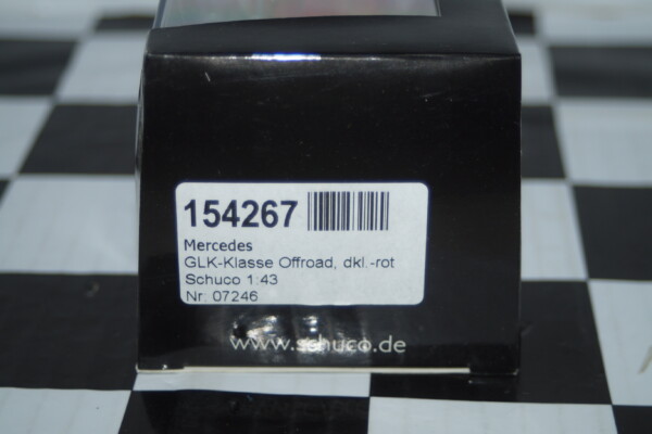 Schuco mercedes benz glk-klasse red 1:43 ref  07246