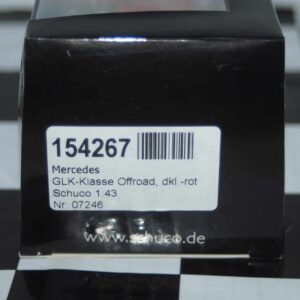 Schuco mercedes benz glk-klasse red 1:43 ref  07246