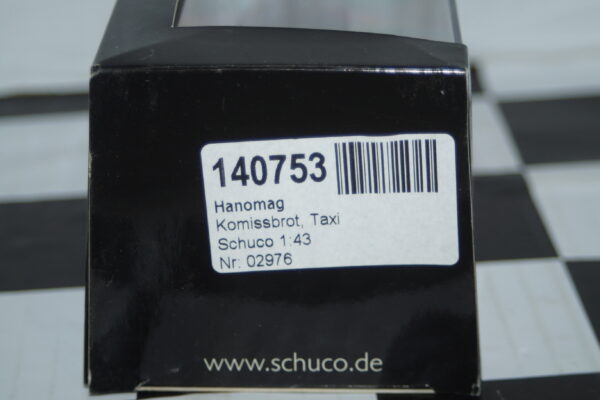 Schuco hanomag kommissbrot 1:43 scale diecast ref 02976