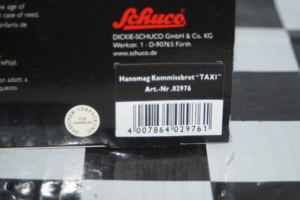 Schuco hanomag kommissbrot 1:43 scale diecast ref 02976