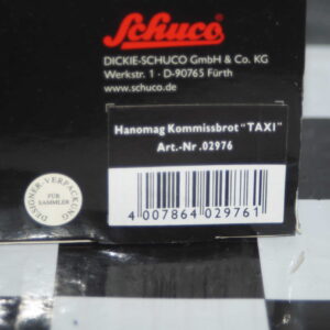 Schuco hanomag kommissbrot 1:43 scale diecast ref 02976