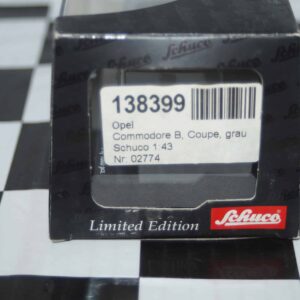 Schuco opel commodore b gs green 1:43, ref 02774