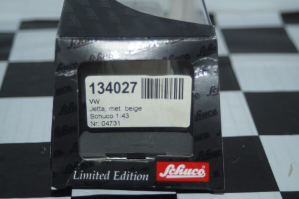 Schuco vw jetta metallic beige 1:43 scale diecast ref 04731