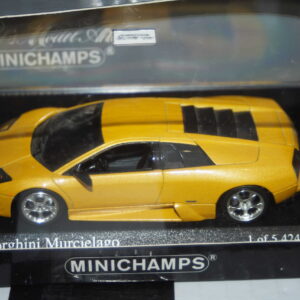 Minichamps lamborghini murcielago 2004 in yellow metallic 1:43 400 103520