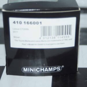 Minichamps lexus ct200h 2011 in silver 1:43 ref 410 166001