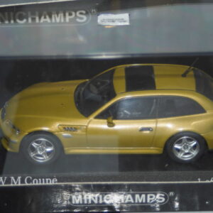 Minichamps bmw m coupe 2001 in yellow metallic 1:43 ref 400 029060