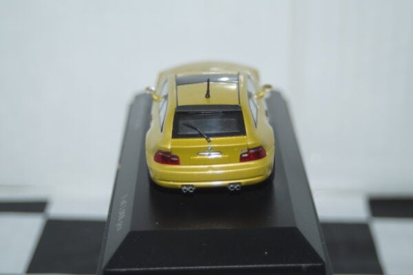 Minichamps bmw m coupe 2001 in yellow metallic 1:43 ref 400 029060