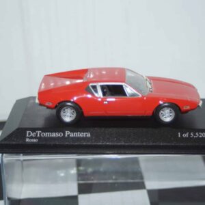 Minichamps detomaso pantera 1972 in red ref 400 127500 1:43