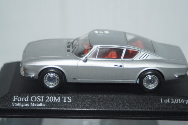 Minichamps ford osi 20 m ts 1967 in silver 1:43 ref 400 087020
