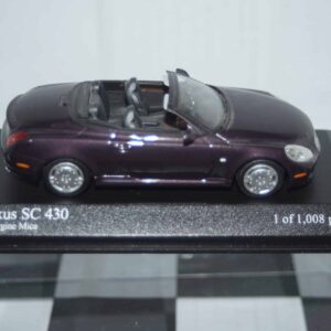 Minichamps lexus sc 430 2001 purple metallic, 400 166132 1:43