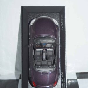 Minichamps lexus sc 430 2001 purple metallic, 400 166132 1:43