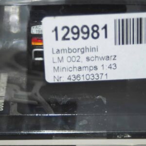 Minichamps lamborghini lm002 1984 black 1:43 436 103371