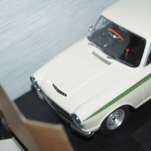 Model car group ford cortina (lotus) mk1 in white ref mcg18434 in 1:18th