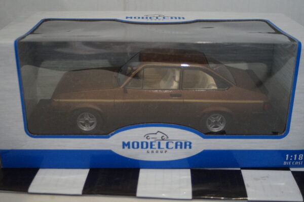 Model car group ford escort mk2 rs2000 in brown metallic mcg18530