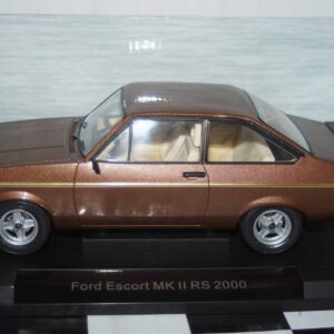 Model car group ford escort mk2 rs2000 in brown metallic mcg18530