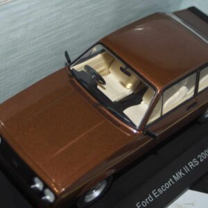 Model car group ford escort mk2 rs2000 in brown metallic mcg18530