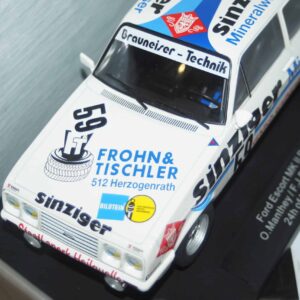 Model car group ford escort mk2 rs2000 #59 1982 24hr nurburgring mcg18438r