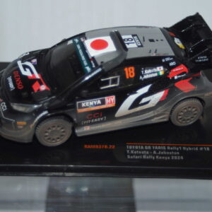 Ixo toyota gr yaris rally 1 safari rally kenya #18 2024 t.katsuta 1:43 ram937b