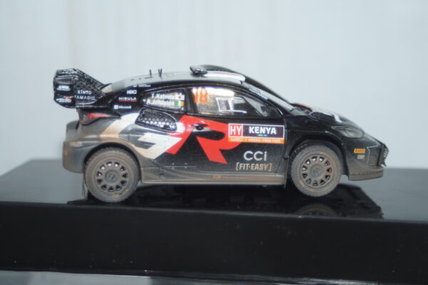 Ixo toyota gr yaris rally 1 safari rally kenya #18 2024 t.katsuta 1:43 ram937b