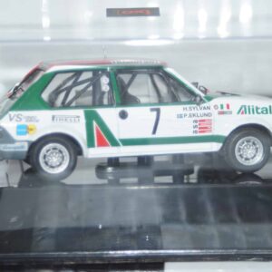 Ixo fiat ritmo 75 abarth rally monte carlo #7 1979 p.eklund 1/43rd rac445a