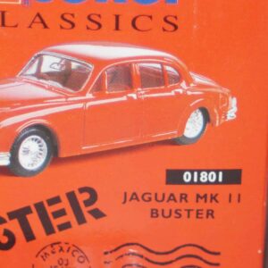 Corgi jaguar mk2 from buster in red ref 01801 1/43rd