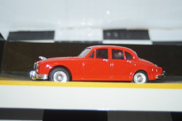 Corgi jaguar mk2 from buster in red ref 01801 1/43rd