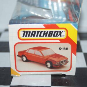 Matchbox superkings jaguar xj6 in metallic red ref k-146 in 1:36