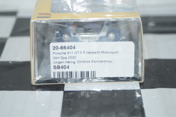 Spark porsche 911 gt3 r 24hr 2020 1:43 resin sb404 ltd 300