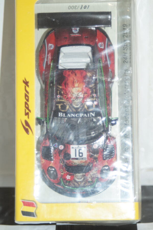Spark porsche 911 gt3 r -24hr spa 2019 1:43 resin sb271 ltd 300