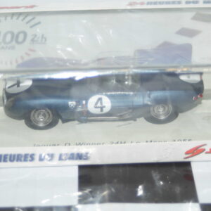 Spark jaguar d type winner 24h le mans 1956 1:43 ref 43lm56