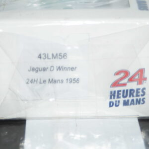 Spark jaguar d type winner 24h le mans 1956 1:43 ref 43lm56