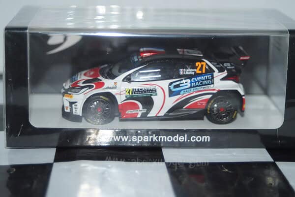 Spark toyota gr yaris 6th rc2 monte carlo 2024 s.lefebvre #27 1:43 resin s6862