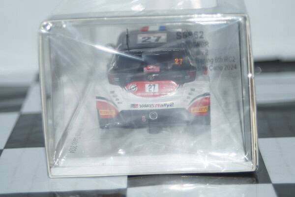 Spark toyota gr yaris 6th rc2 monte carlo 2024 s.lefebvre #27 1:43 resin s6862