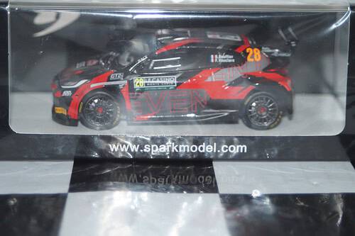 Spark toyota gr yaris erace wrt monte carlo 2024 b.bouffier #28 1:43 resin s6863