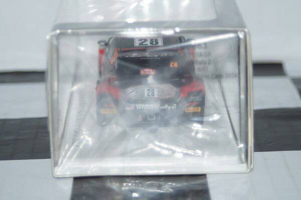 Spark toyota gr yaris erace wrt monte carlo 2024 b.bouffier #28 1:43 resin s6863