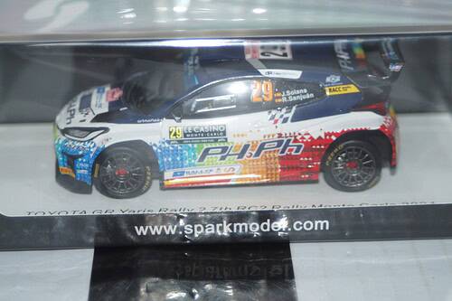 Spark toyota gr yaris 7th rc2 monte carlo 2024 j.solans #29 1:43 resin s6864