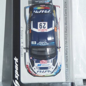 Spark toyota gr yaris 7th rc2 monte carlo 2024 j.solans #29 1:43 resin s6864