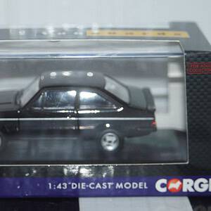 Vanguards ford escort mk2 rs2000 black 1/43 ref va14906