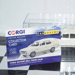 Vanguards ford escort mk1 twin-cam white 1/43 ref va09532