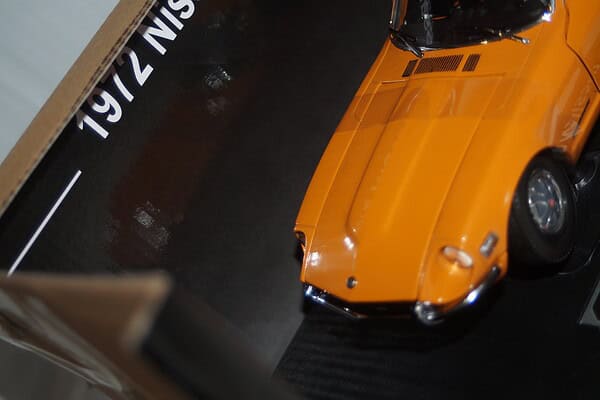 Sunstar nissan datsun 240z from 1972 in orange ref 3511