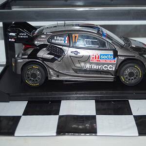 Ixo toyota gr yaris winner rally finland 2024 ogier #17 1:18 18rmc216.22