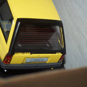 Model car group opel corsa a sr / nova in yellow mcg18431 1:18th