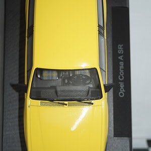 Model car group opel corsa a sr / nova in yellow mcg18431 1:18th