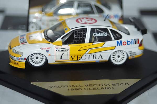 Onyx vauxhall vectra btcc 1996 cleland 1:43 vauxhall issue