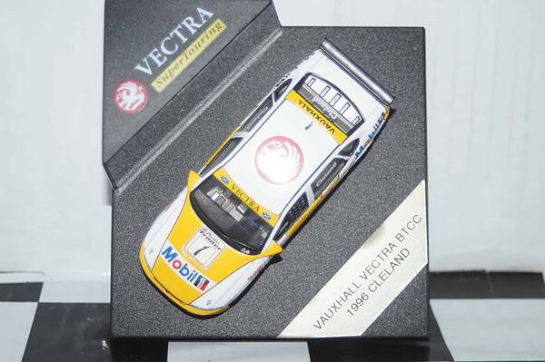 Onyx vauxhall vectra btcc 1996 cleland 1:43 vauxhall issue